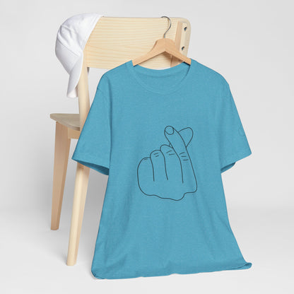 Minimalist Hand Sign Unisex Tee | Casual Everyday Wear | Perfect for Gift Givers