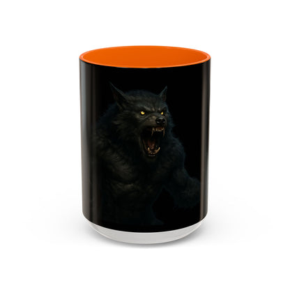 Howling Werewolf Coffee Mug - Perfect Gift for Horror Lovers, Wolf Enthusiasts, Halloween Decor, Unique Drinkware, Gothic Homeware - TRV