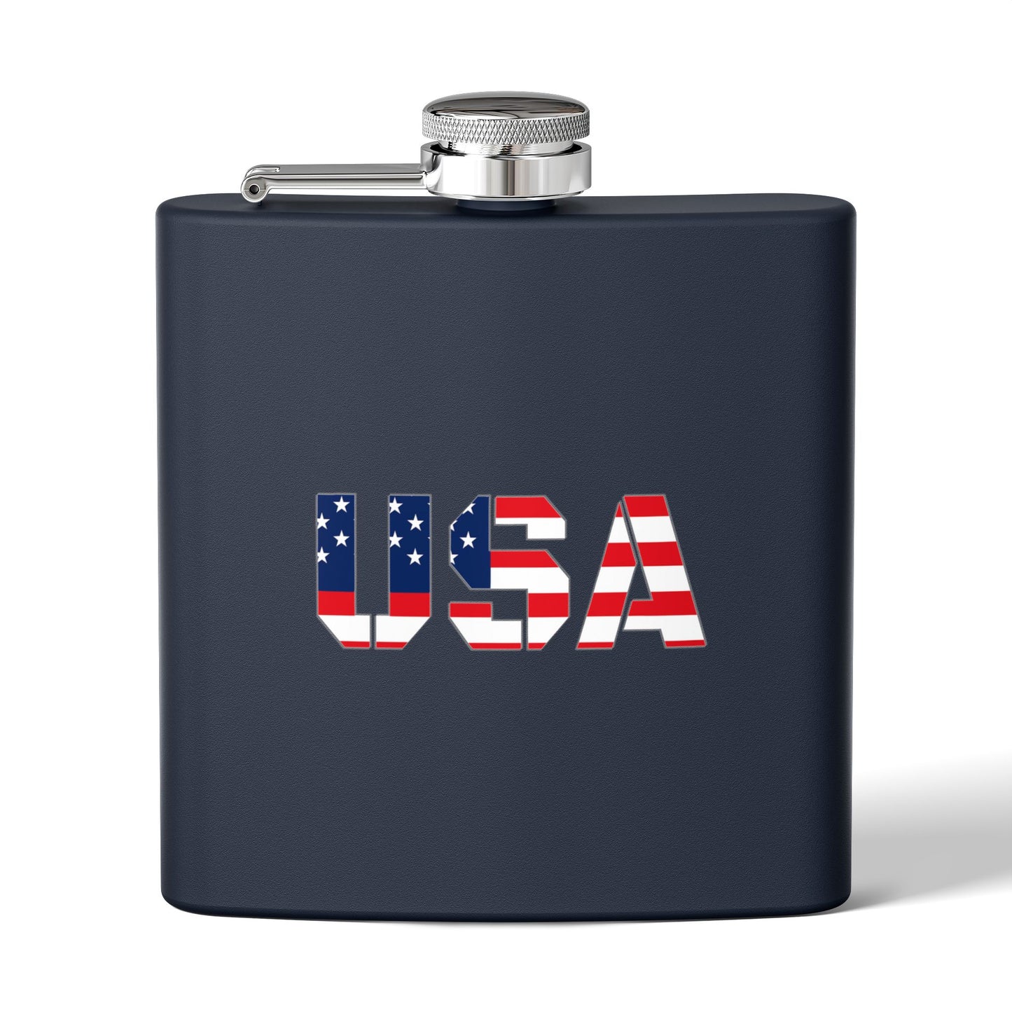 Patriotic Stainless Steel Flask | USA Flag Design | Perfect for Gifts, Tailgating, Camping, BBQs, and Celebrations