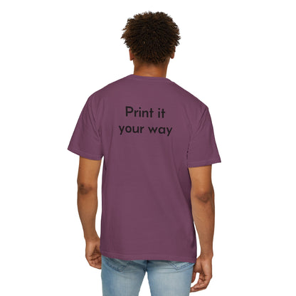 Design Your Own Garment-Dyed T-Shirt — TRV08 Custom Tee