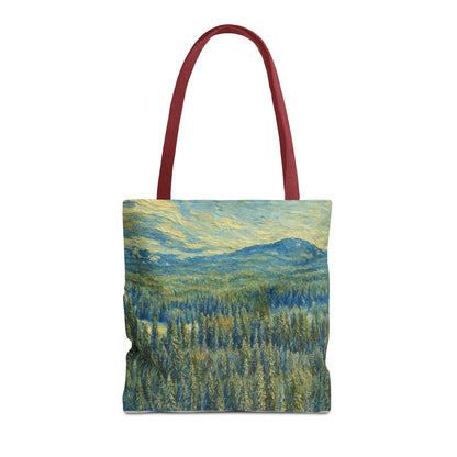 Nature-Inspired Tote Bag, Eco-Friendly Carryall, Bohemian Style Purse, Art Tote, Great Gift for Nature Lovers, Shopping Bag, Travel [...] - TRV