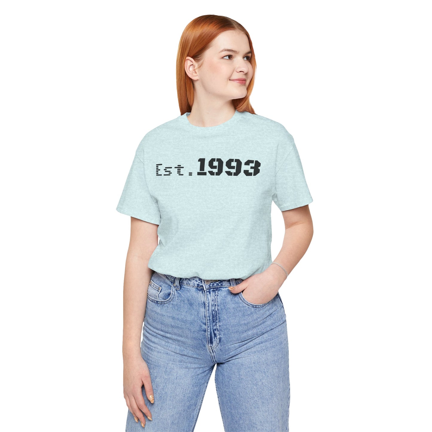 Est. 1993 Unisex Short Sleeve Tee - Perfect for Birthdays, Nostalgia, Casual Wear, Gifts, and Celebrations - TRV