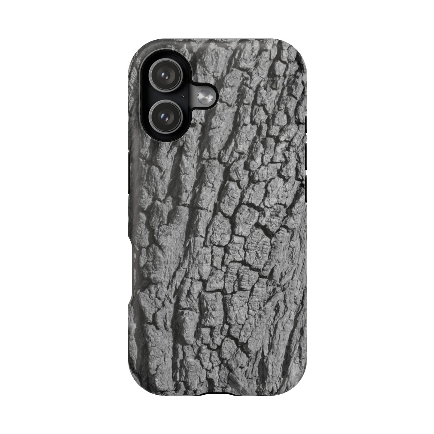 Bark Texture Magnetic Impact Phone Case