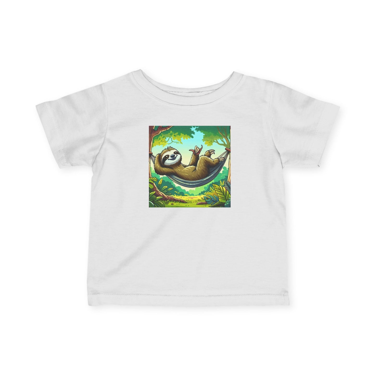 Sloth Relaxation Infant Tee, Baby T-Shirt, Cute Baby Clothes, Toddler Gift, Fun Nursery Wear, Animal Lover Gift