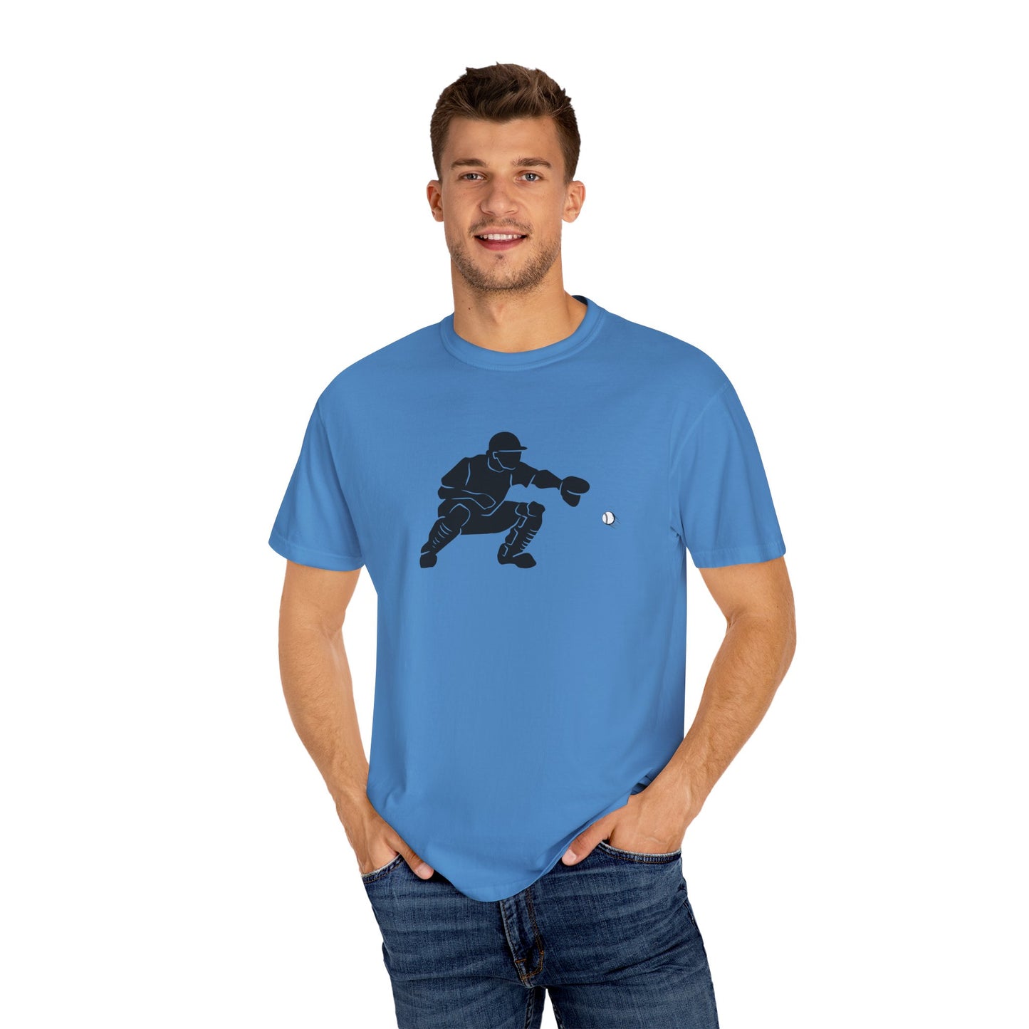Stylish Unisex Baseball Catcher T-Shirt with Catcher Design, Sports Tee, Baseball Fan Gift, Athletic Apparel, Gift for Him/Her - TRV