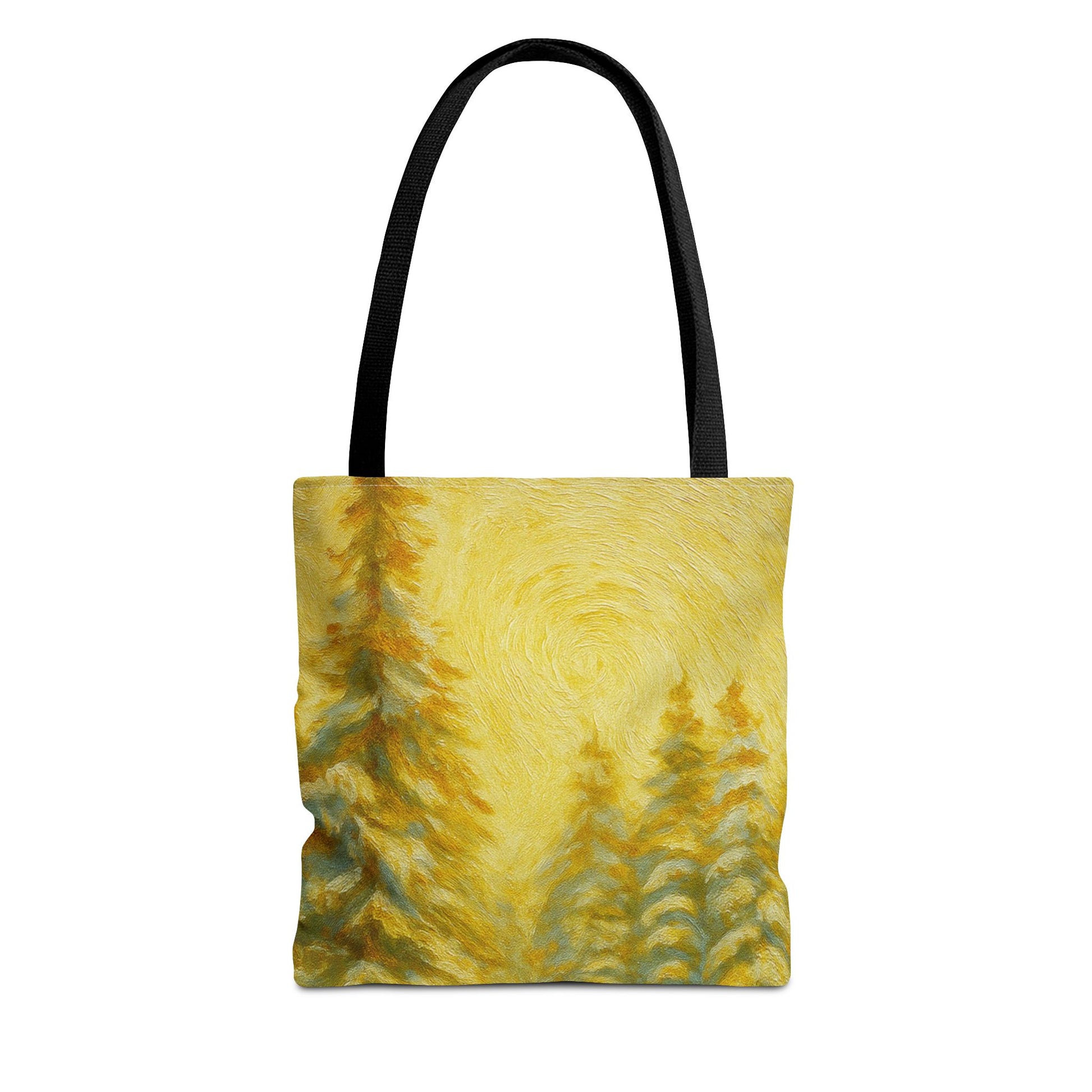 Eco-friendly canvas tote bag with artistic abstract print, perfect for beach or casual carrying, by Printify.