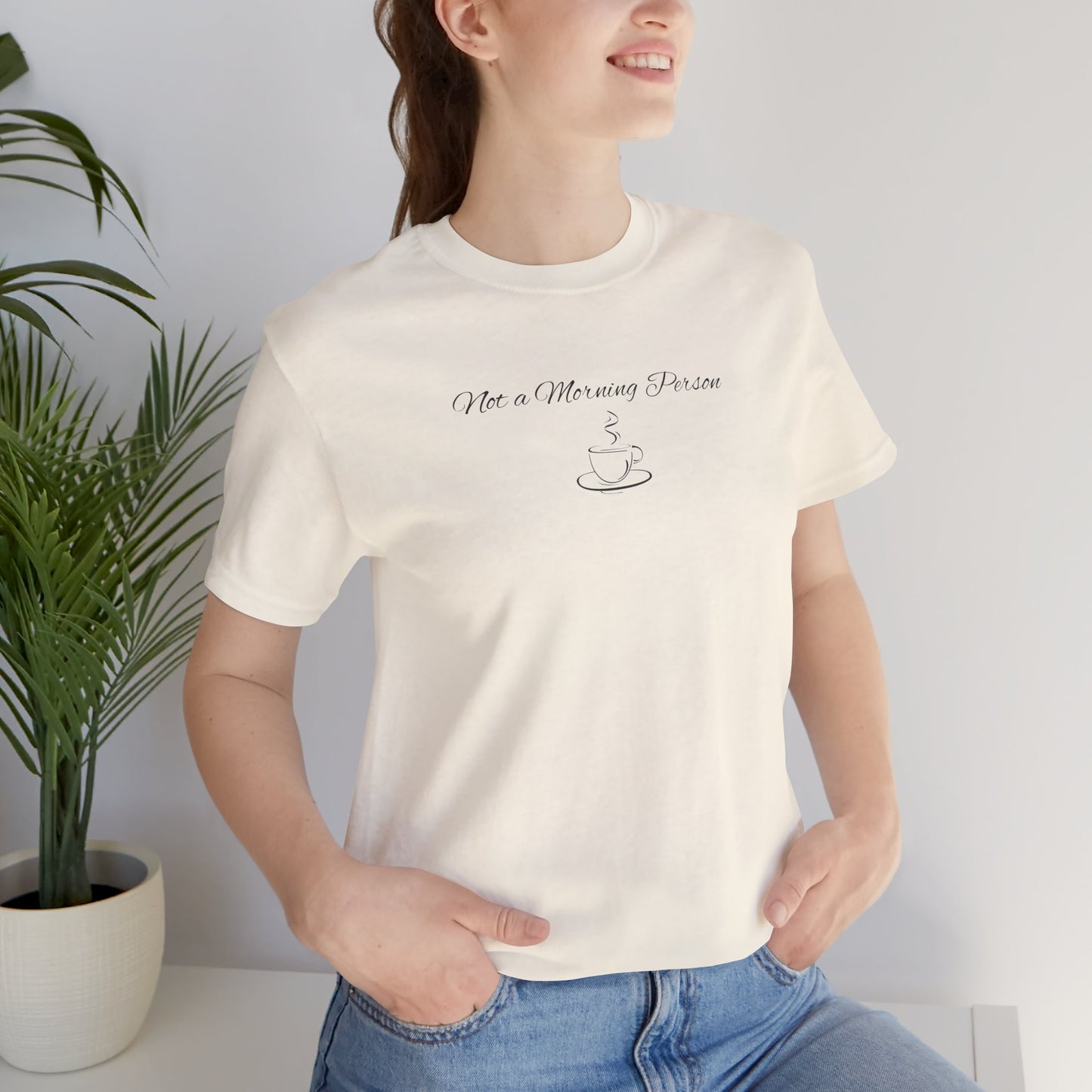Casual Graphic Tee for Everyday Comfort, Unisex Jersey Tee with Inspirational Quote, Gift for Friends, Birthday Gift, Motivational Tee
