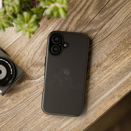 Dark monster graphic werewolf phone case by Printify, tough protective case for smartphones with detailed werewolf design.