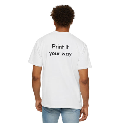 Design Your Own Garment-Dyed T-Shirt — TRV08 Custom Tee