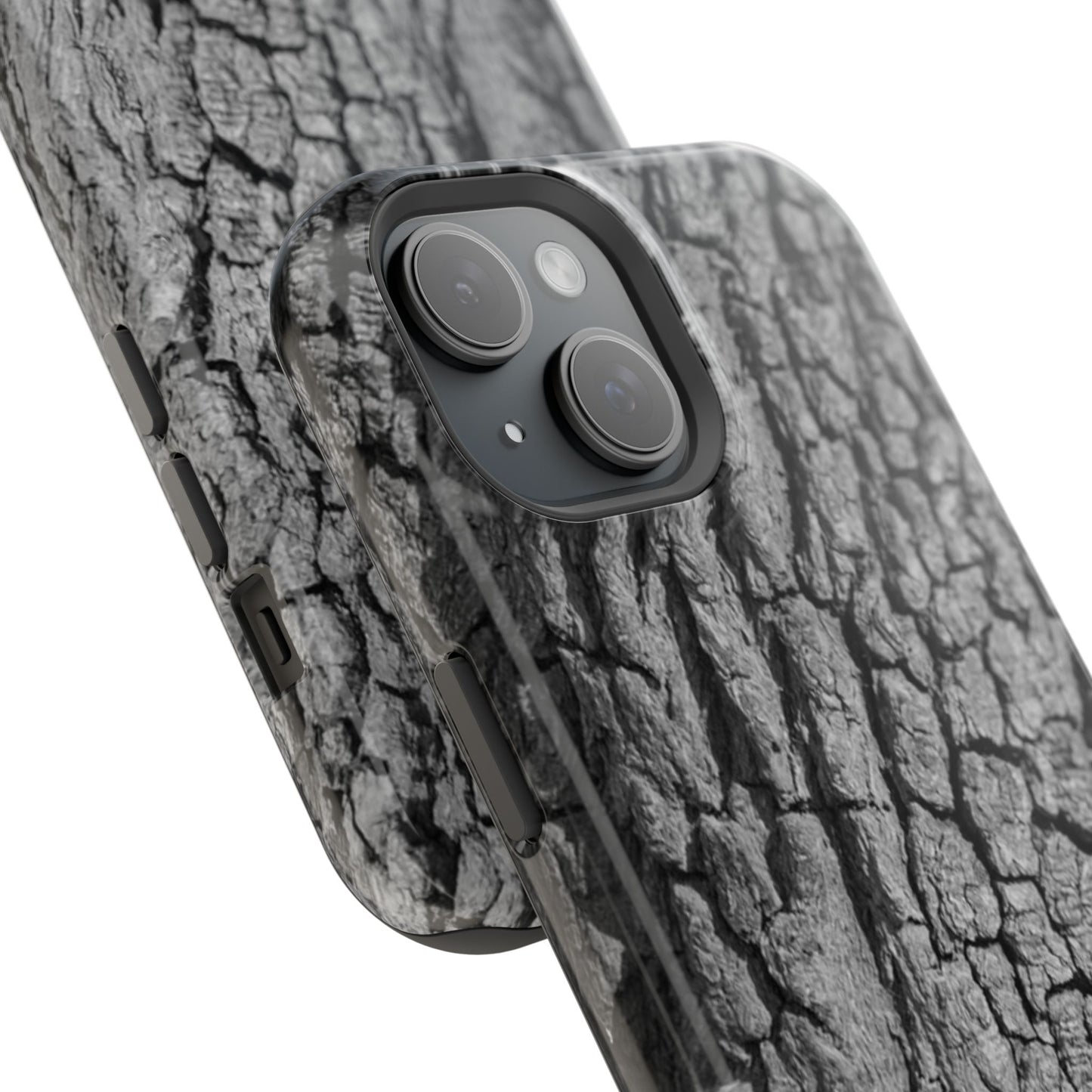 Bark Texture Magnetic Impact Phone Case