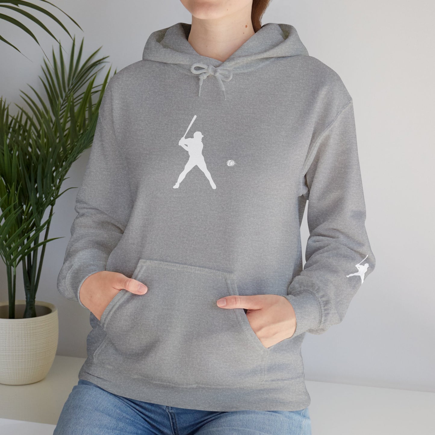 Sporty Unisex Baseball Hooded Sweatshirt, Casual Hoodie for Athletes, Perfect for Gifts, Comfy Streetwear, Ideal for Sports Events, Personal Use - TRV