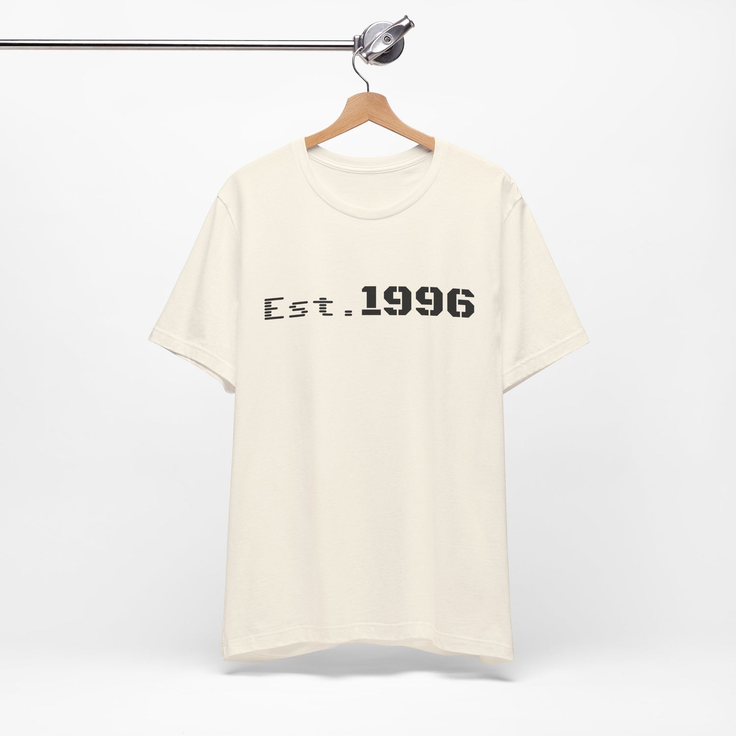 Vintage Est. 1996 T-shirt by Printify featuring a classic design, ideal for birthday gifts and casual wear.