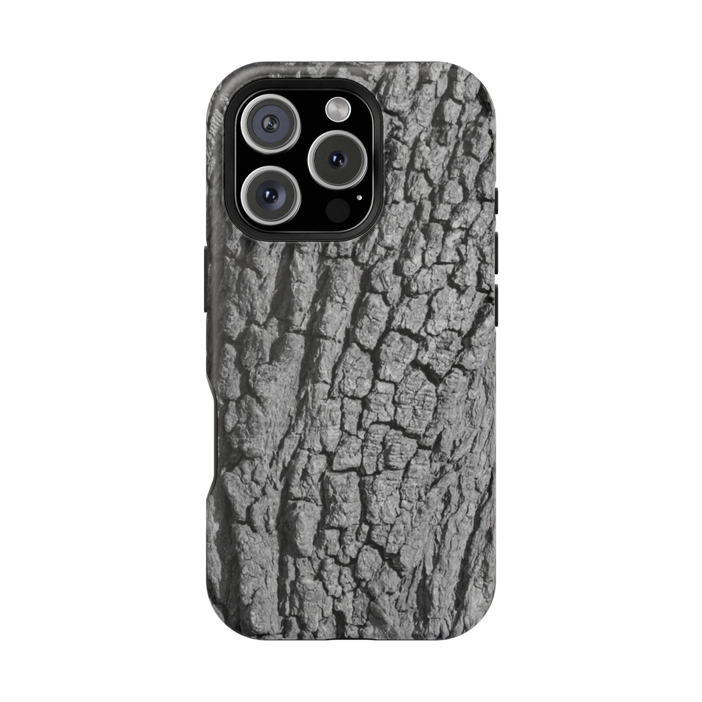 Bark Texture Magnetic Impact Phone Case