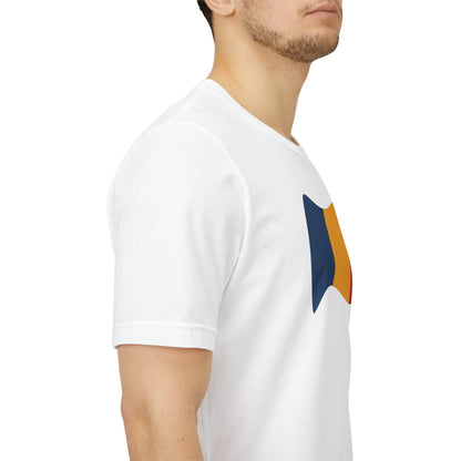 Romanian Flag Unisex Short Sleeve Tee, Casual Shirt, Travel T-Shirt, Gift for Romanians, Summer Outfit, Everyday Wear