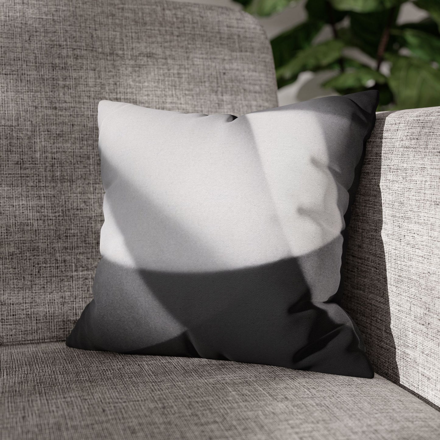 Abstract Black and White Photo Pillowcase, Square Pillowcase