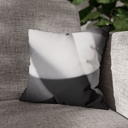 Abstract Black and White Photo Pillowcase, Square Pillowcase