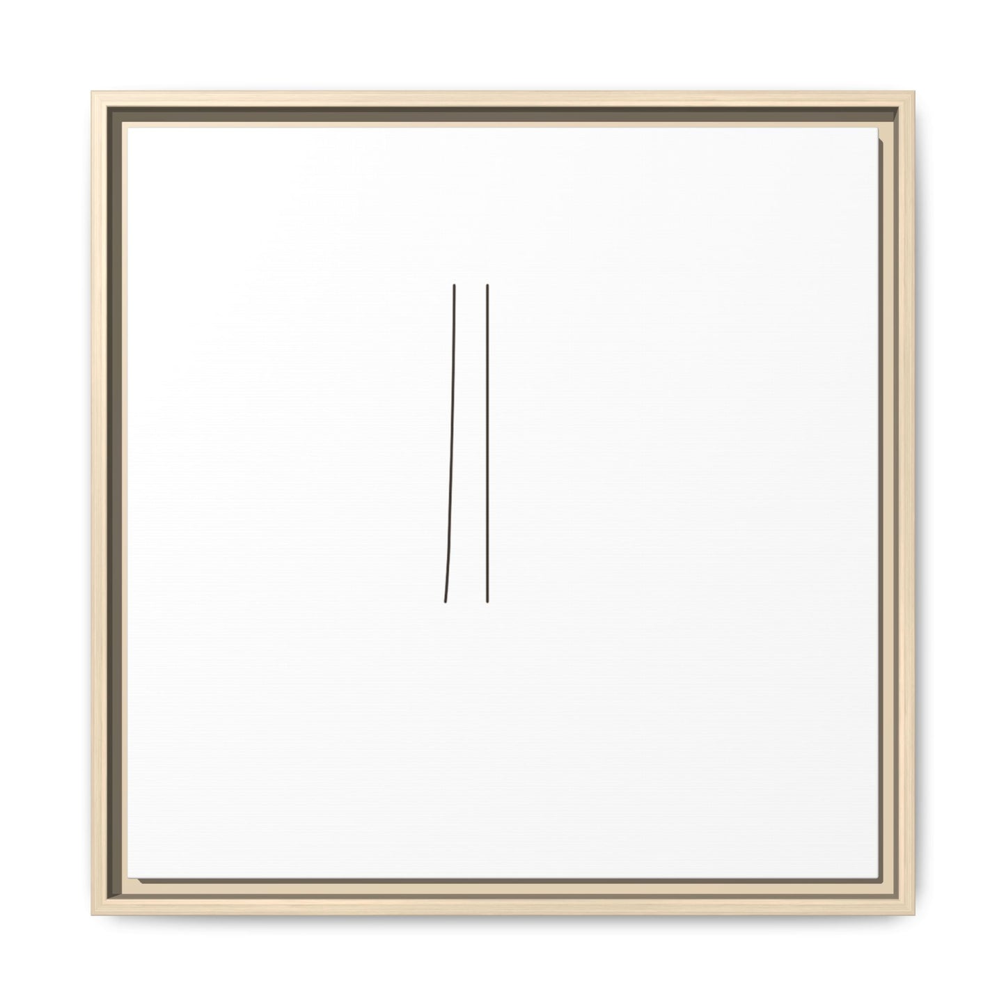 Minimal Line Art | Matte Canvas Framed