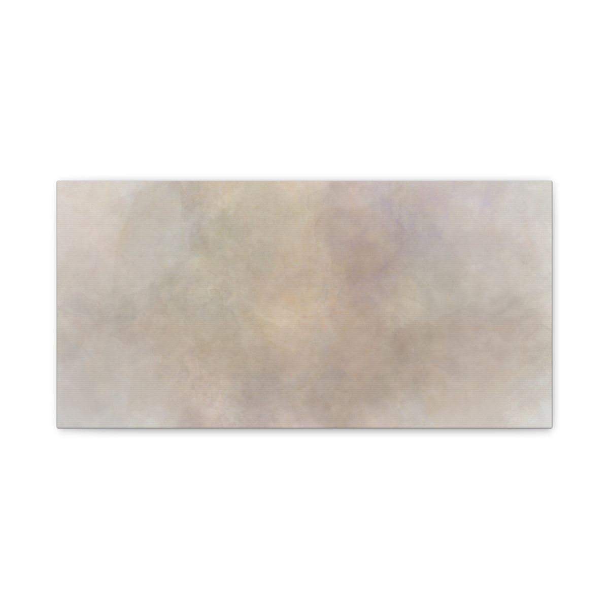 Soft neutral abstract fog design on Printify canvas, featuring a calming, modern artistic landscape in muted tones.