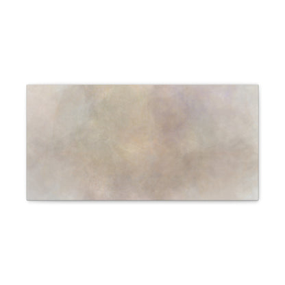 Soft neutral abstract fog design on Printify canvas, featuring a calming, modern artistic landscape in muted tones.
