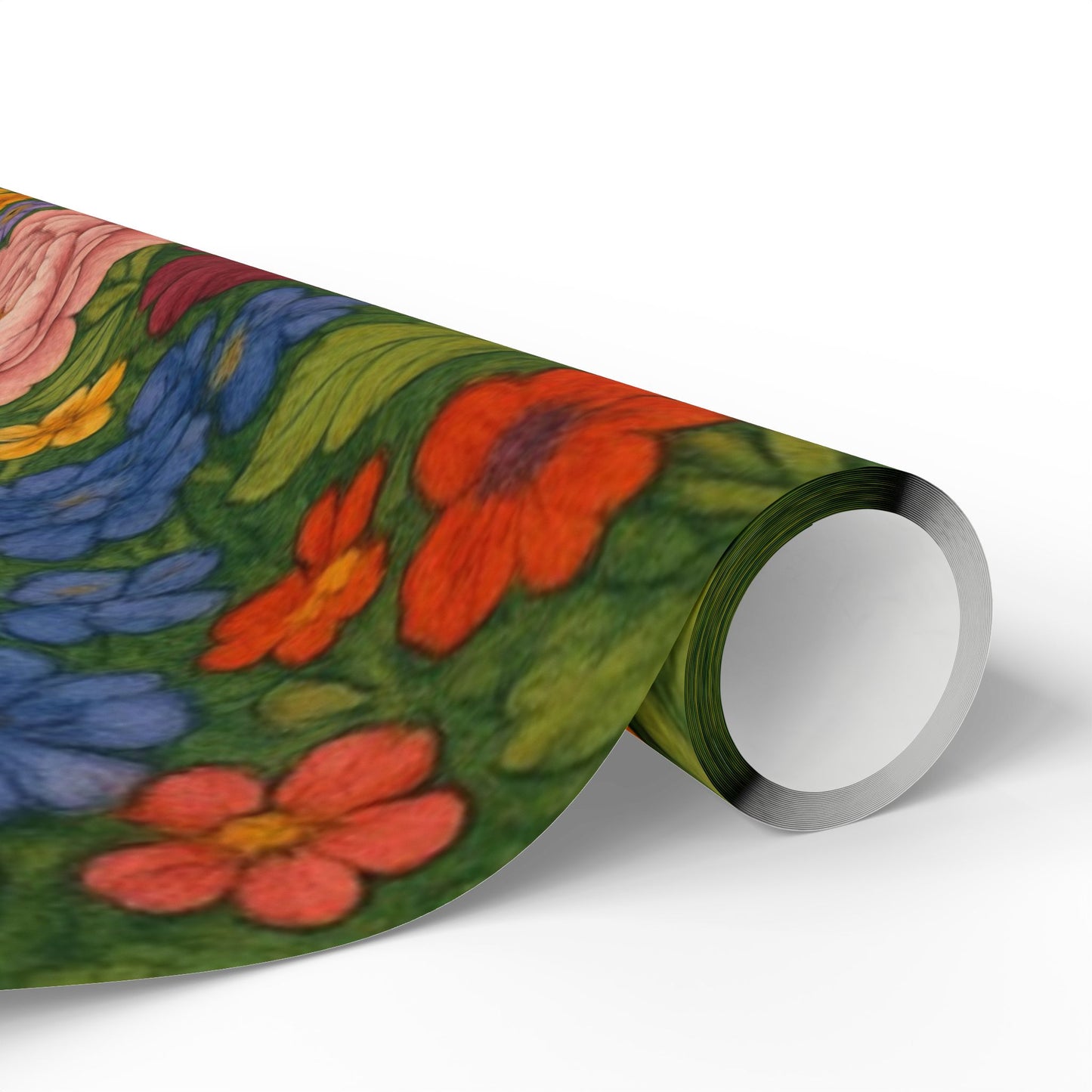 Floral Bouquet Wrapping Paper Roll — Vintage Garden Pattern