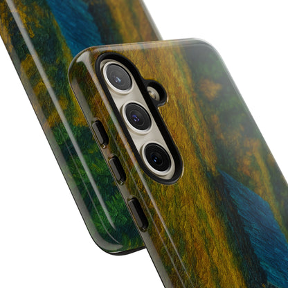 Artistic Phone Case by Tough Cases, Nature-Inspired Phone Protection, Unique Gift for Nature Lovers, Stylish Accessory, Fall Aesthetic - TRV