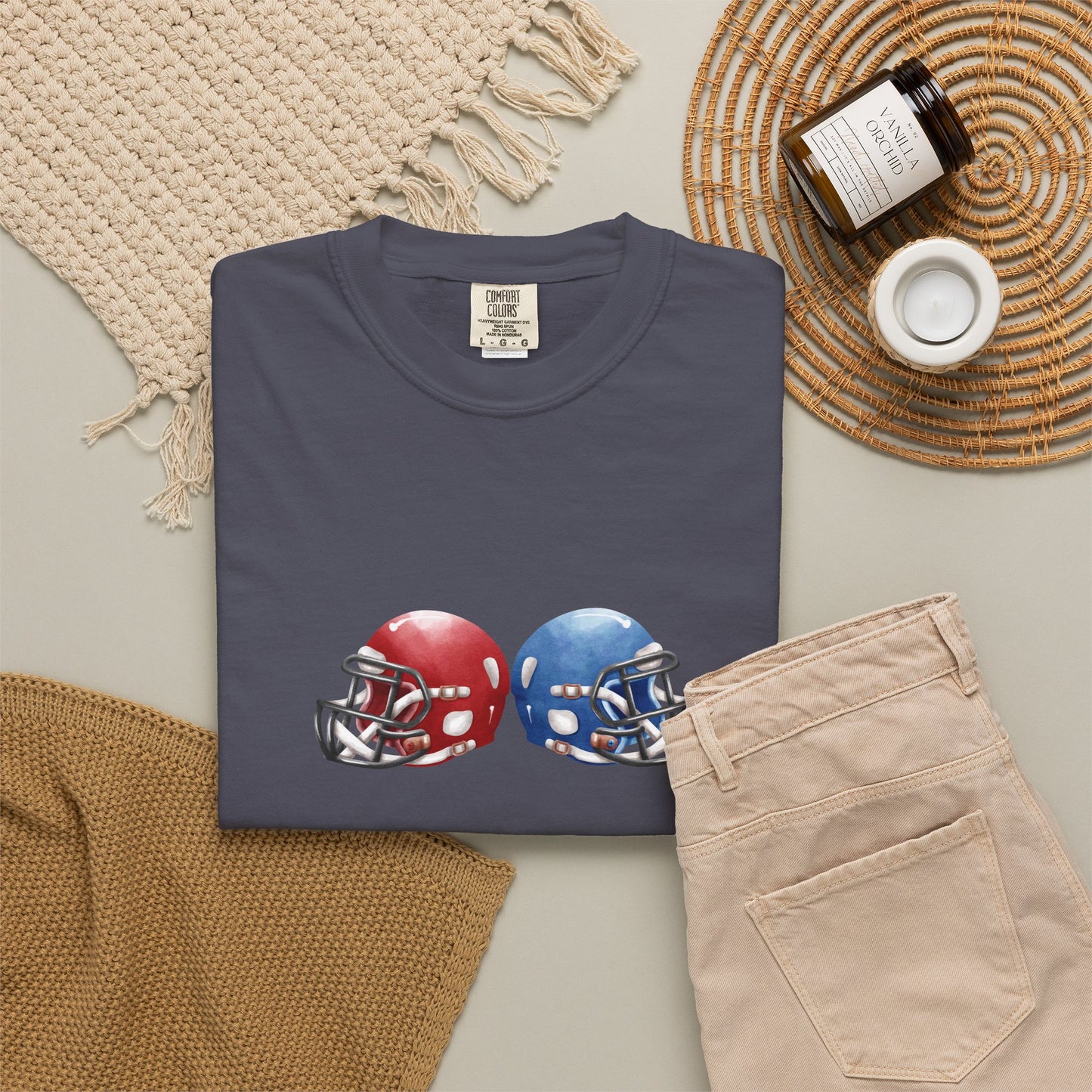 Unisex Football Rivalry T-Shirt - Perfect Gift for Game Day, Sports Fans, Tailgating, Football Season, Team Spirit Gear
