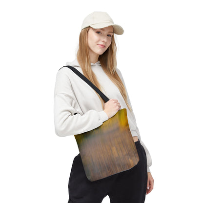 Abstract Art Tote Bag - Stylish and Eco-Friendly Diagonal Stripes for Everyday Use - TRV