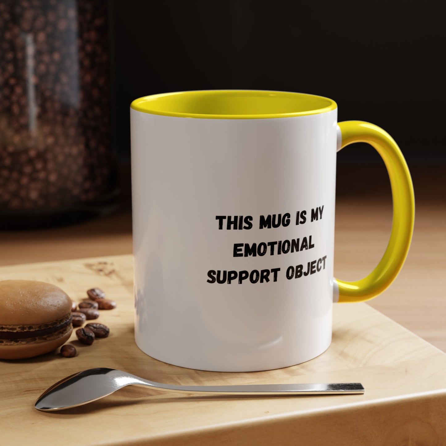 Emotional Support Coffee Mug, Funny Gift for Coffee Lovers, Unique Office Mug, Self-Care Gift, Cute Ceramic Mug
