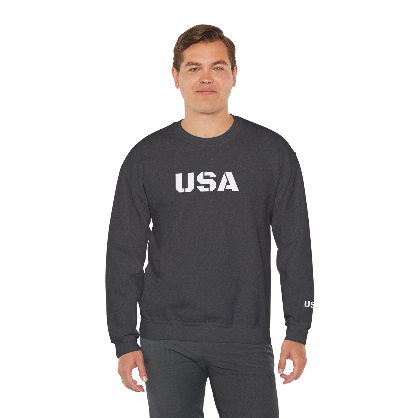 Cozy USA Unisex Crewneck Sweatshirt | Perfect Layering Piece for Every Season | Great Gift for Him/Her | Trendy Style for Casual Outings