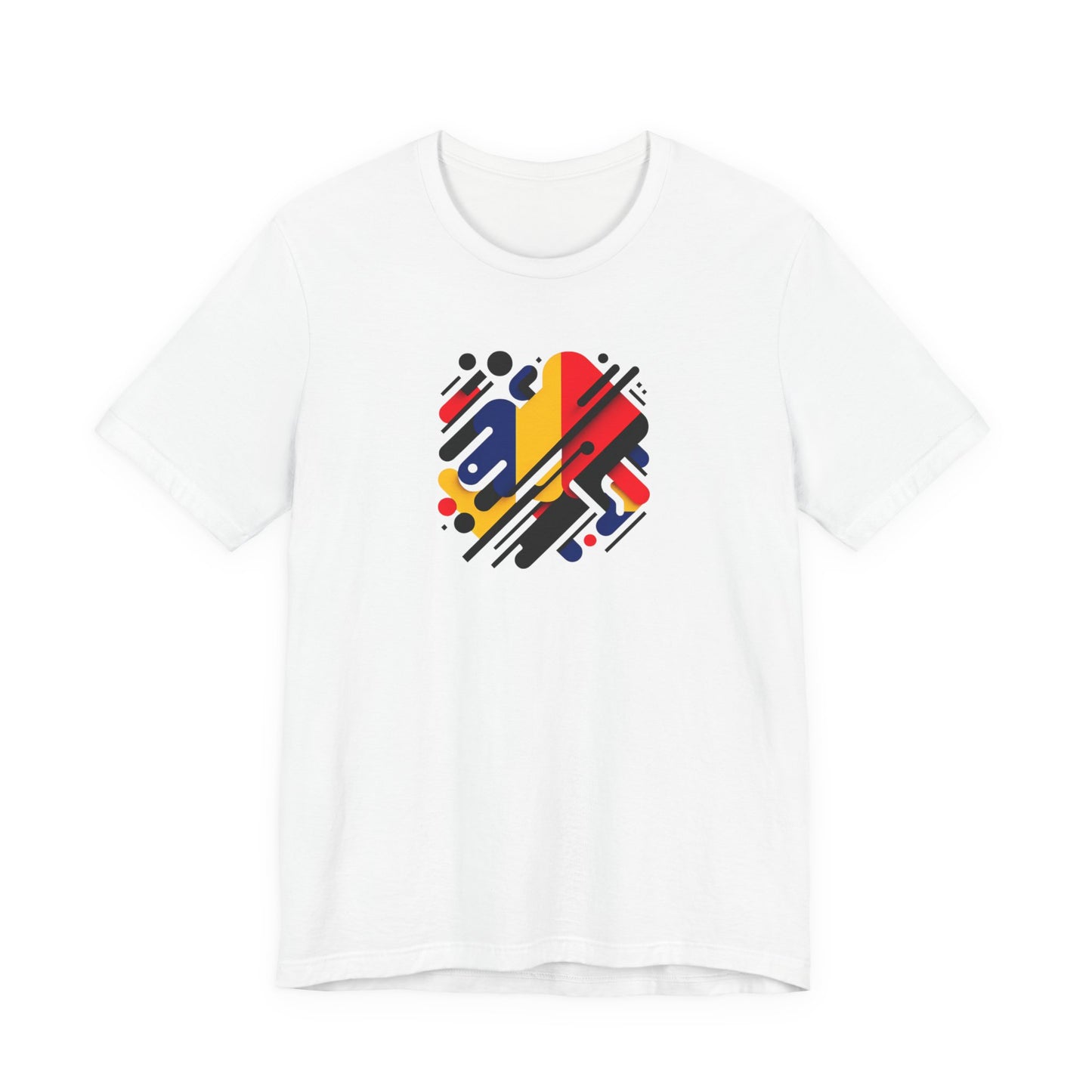 Artistic Heart Unisex Jersey Tee - Vibrant Graphic Tee, Casual Wear, Gift for Art Lovers, Birthday Surprise, Everyday Comfort - TRV