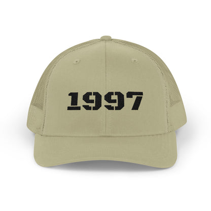 1997 Snapback Trucker Cap, Vintage Style Hat, Year Birth Cap, Trendy Dad Hat, Cool Casual Cap, Gift for 90s Kids - TRV