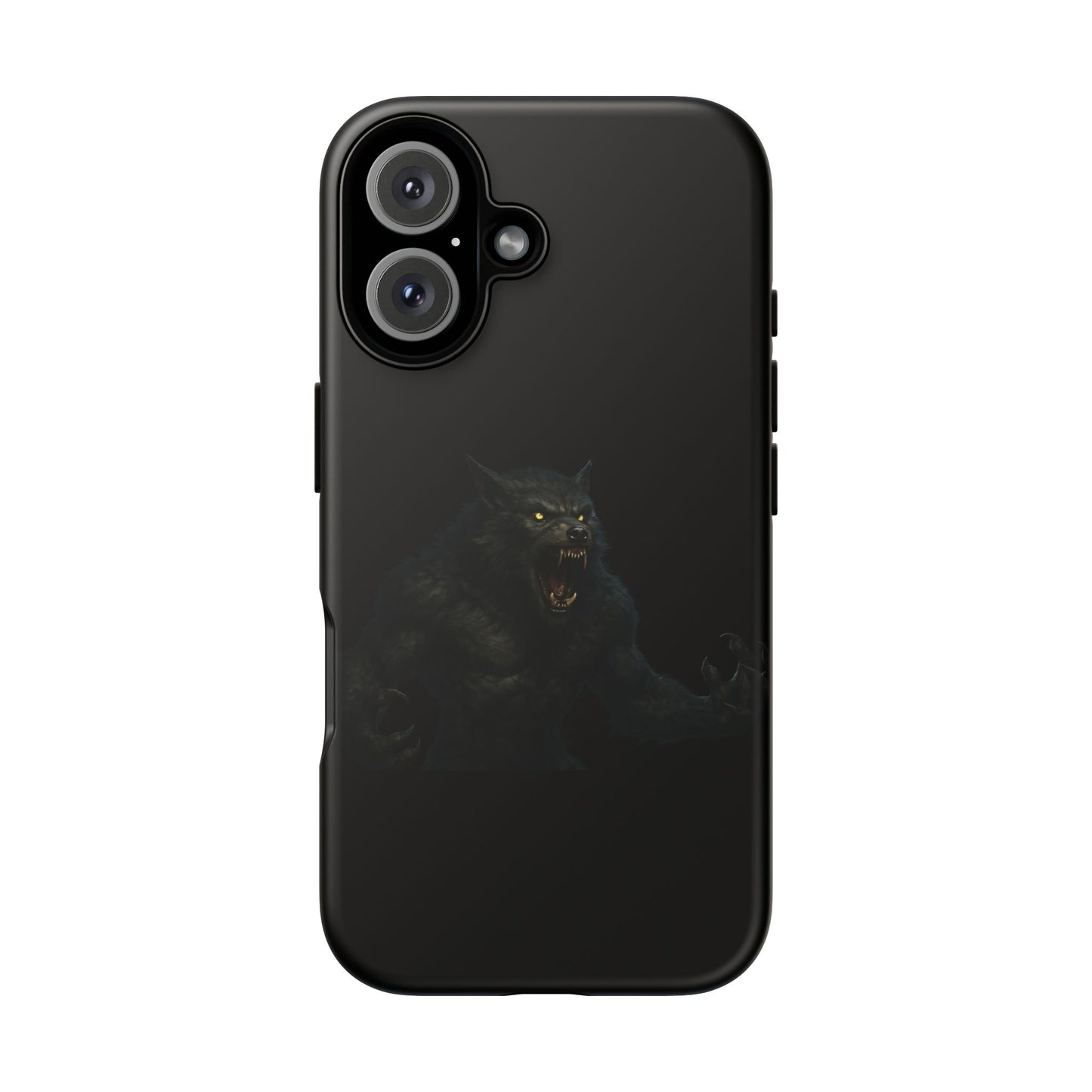 Werewolf Phone Case, Tough Cases, Black Panther Design, Gift for Animal Lovers, Phone Accessories, Fierce Phone Protection - TRV