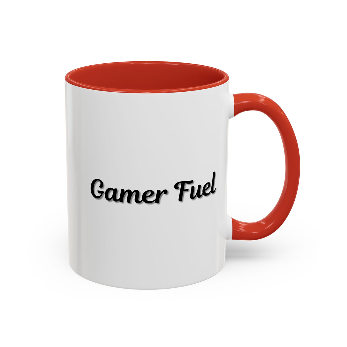 Printify Gamer Fuel coffee mug in 11oz or 15oz size, featuring a bold gaming-themed design on a ceramic mug.
