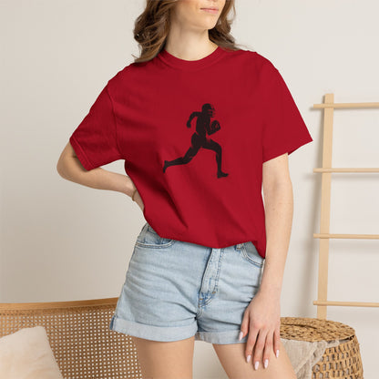 Football Player Graphic Unisex T-Shirt, Casual Sports Tee, Gift for Athletes, Workout Shirt, Everyday Wear, Unique Running Apparel