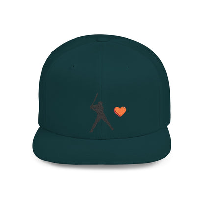 Baseball Love Snapback Hat | Gift for Sports Fans, Casual Wear, Team Spirit, Father's Day, Birthday, Outdoor Activities - TRV