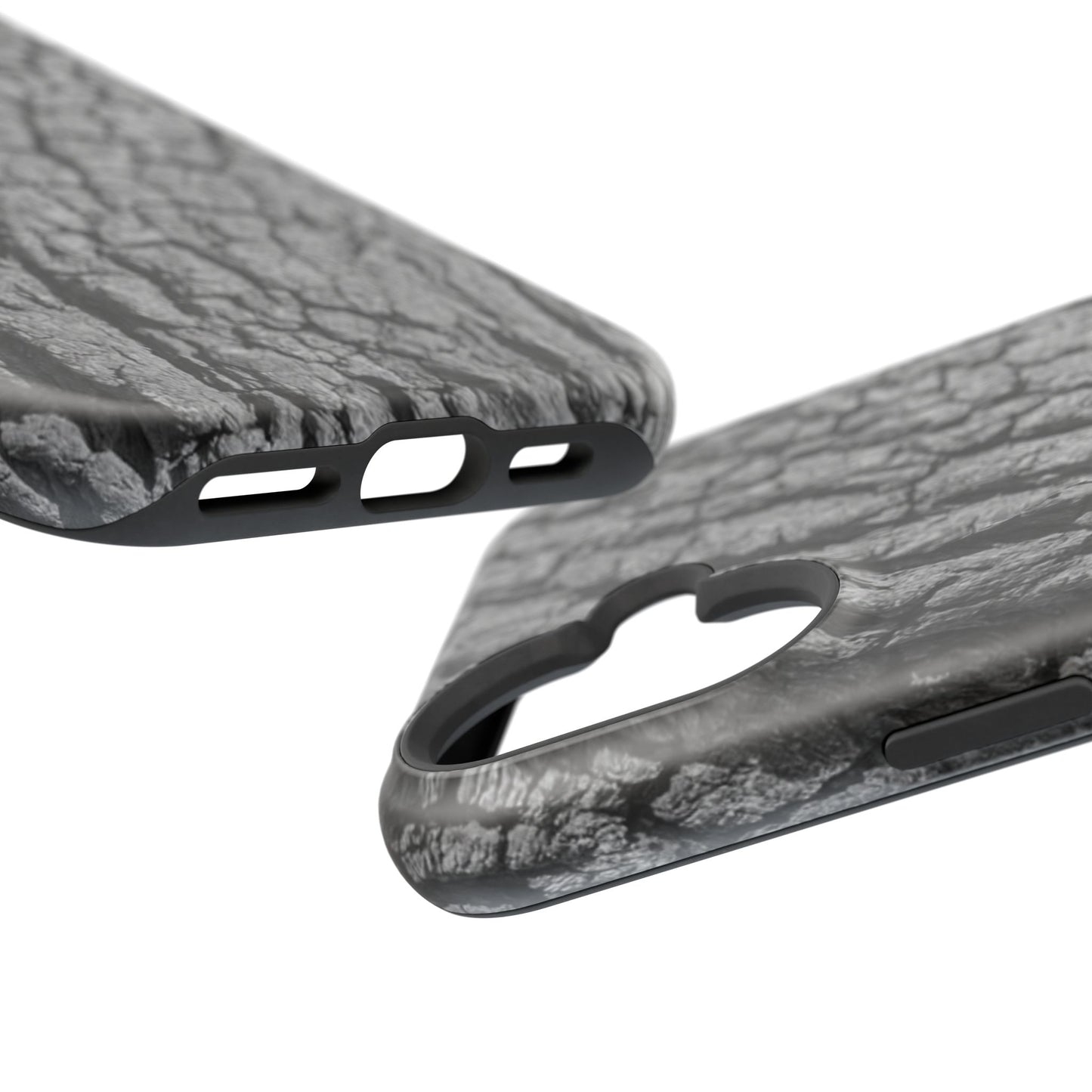 Bark Texture Magnetic Impact Phone Case