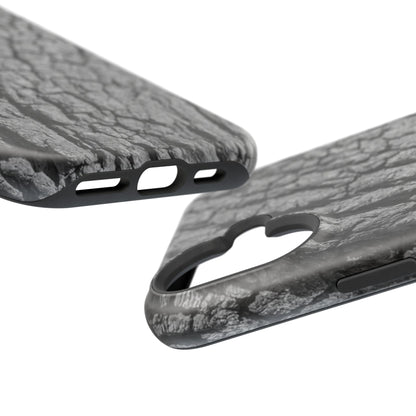 Bark Texture Magnetic Impact Phone Case