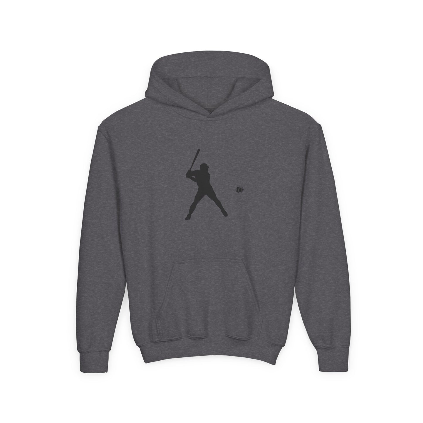 Baseball Themed Youth Hoodie, Sports Sweatshirt, Kids Gift, Youth Apparel, Baseball Fan Gear, Athletic Hoodie
