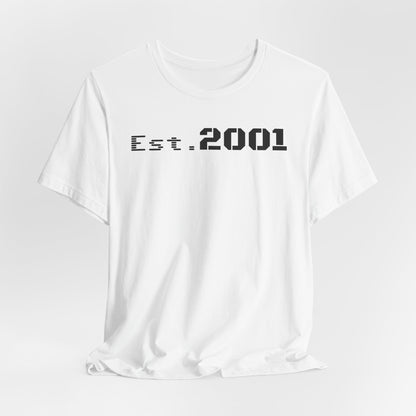 Est. 2001 Unisex Tee - Timeless Casual Wear, Birthday Gift, Nostalgic Fashion, Everyday Comfort, Trendy Streetwear