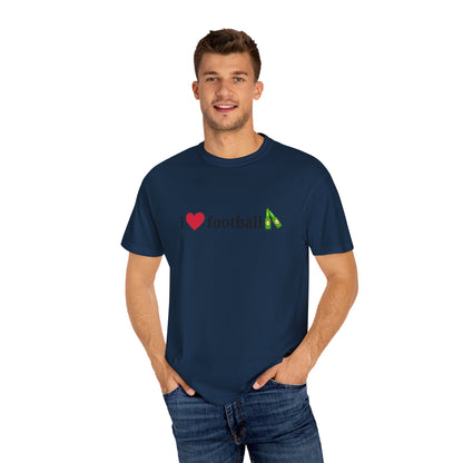 Unisex Football Love Tee - Casual Cotton T-Shirt, Gift for Sports Fans, Comfortable Daily Wear, Perfect for Game Days, Fun Summer Outfits - TRV
