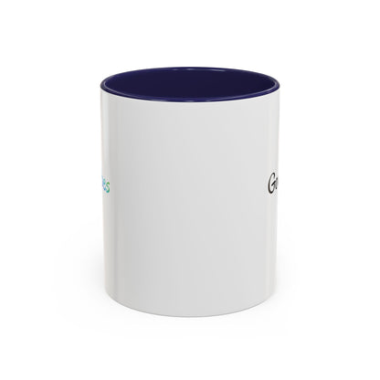 Good Vibes Only Accent Coffee Mug - Positive Energy 11 & 15oz Cup for Happiness, Inspirational Gift, Morning Motivation, Ceramic Tea Cup,