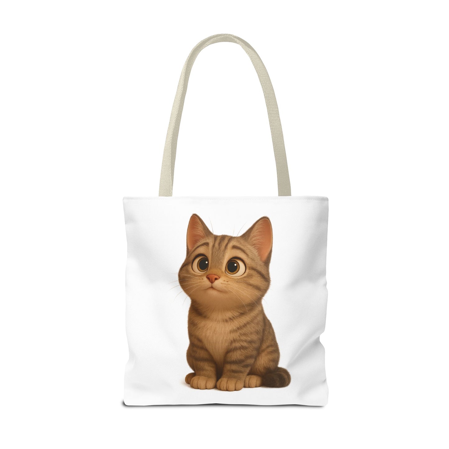 Cute Cat Tote Bag - Perfect for Animal Lovers, Eco-Friendly Carryall, Beach Bag, Shopping Tote, Gift for Cat Owners - TRV