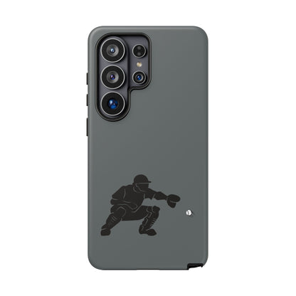 Printify Baseball Catcher phone case, durable protective cover with baseball glove design for iPhone and Android devices.
