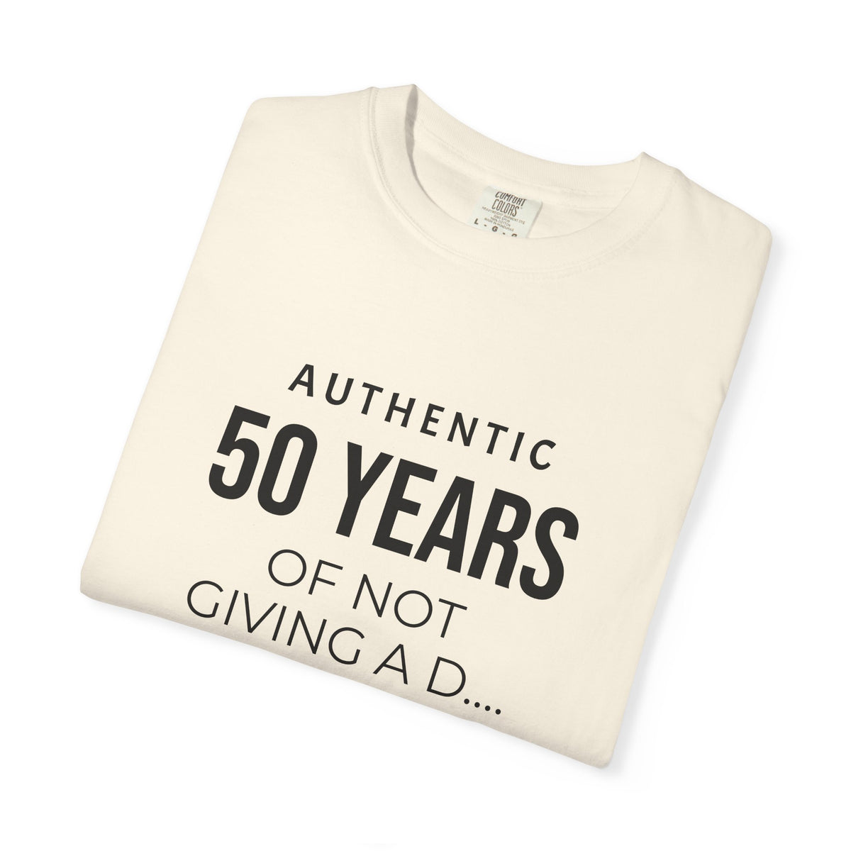 Custom garment-dyed T-shirt by Printify with design options, shown in vibrant colors and soft fabric.