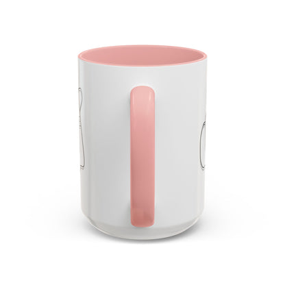 K-Pop Accent Mug - Love Gesture Design (11oz, 15oz), Korean Pop Coffee Cup, K-Pop Lover Gift, Cute Drinkware, Unique Mug
