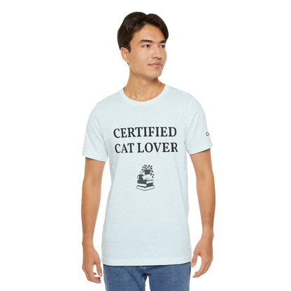 Unisex custom T-shirt by Printify with personalized design, plain fabric, and short sleeves, perfect for custom printing.