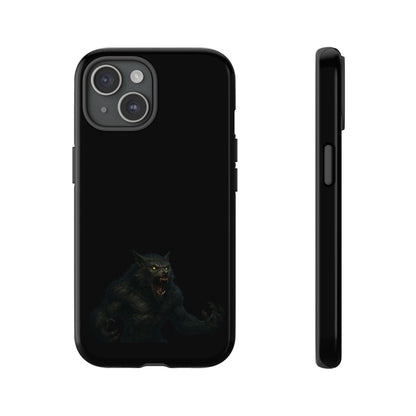 Werewolf Phone Case, dark monster graphic tough protective case - view 30