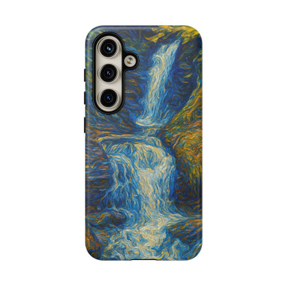 Artistic Phone Case - Waterfall Design, Unique Gift, Phone Accessory, Nature Lover, Original Artwork - TRV