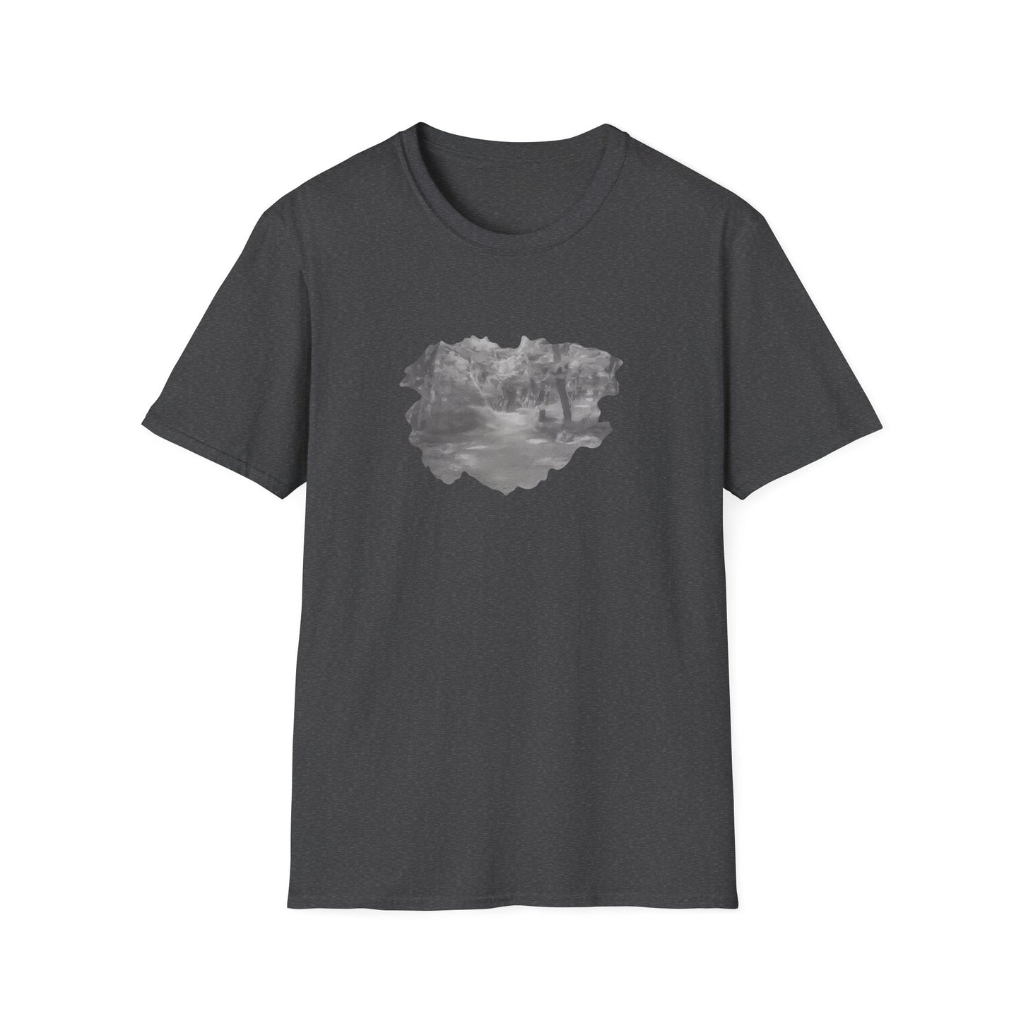 Serene Nature Landscape T-Shirt - Comfortable Unisex Tee, Outdoor Adventures, Nature Lover Gift, Casual Wear, Stylish Spring Top - TRV