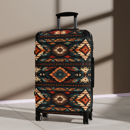 Southwest Aztec Pattern Carry-On Suitcase — Tribal Travel Luggage